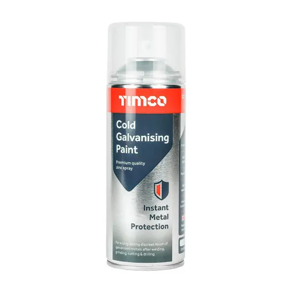 Timco Cold Galvanising Paint, Zinc Spray, 380ml