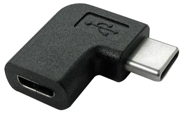 PRO SIGNAL מתאם USB-C ל-Micro USB B בזווית 90°
