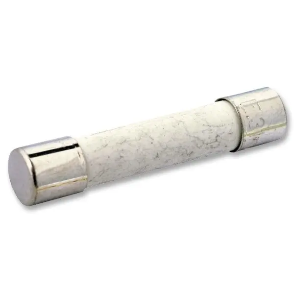 LITTELFUSE Ceramic Cartridge Fuse, Slow Blow, 6.3mm x 32mm, 250V AC - 1A