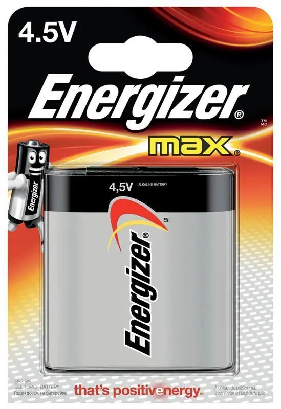 ENRIGIZER Pila Alcalina Max 4,5V (3LR12, Paquete Individual)