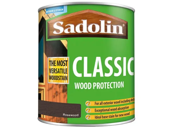 Sadolin Classic - Προστατευτική Βερνίκι Ξύλου Ροζέ Ξύλο, 1 Λίτρο