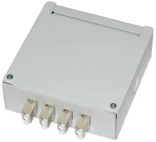 Connectix Cabling Systems 4-Weg LC MM Duplex Break Out Box, Stalen Behuizing