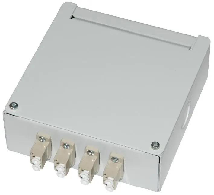 CONNECTIX CABLING SYSTEMS - Kotak Pecah 4 Hala LC MM Duplex, Enkles Keluli