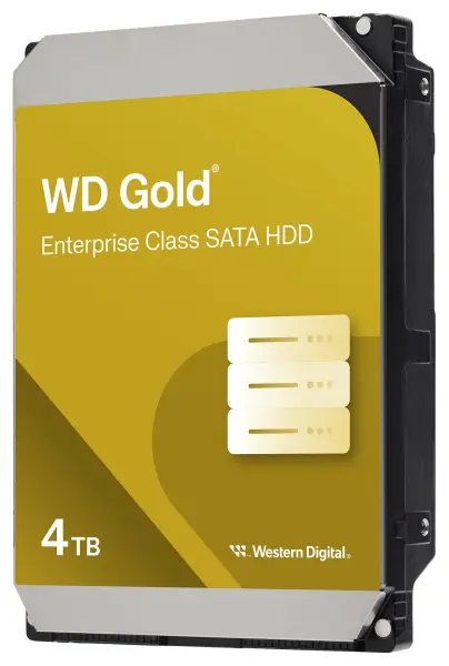 WD Gold 3.5 Inch SATA 6Gbps Hard Drive 4TB