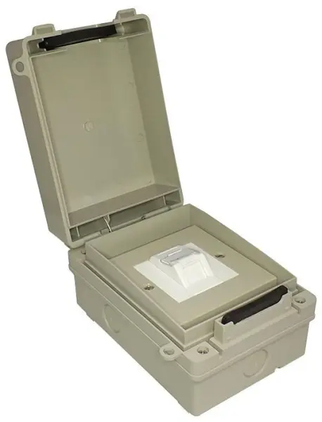 TUK COMMZBOX Weatherproof Cat6 Enclosure, IP65 Rated