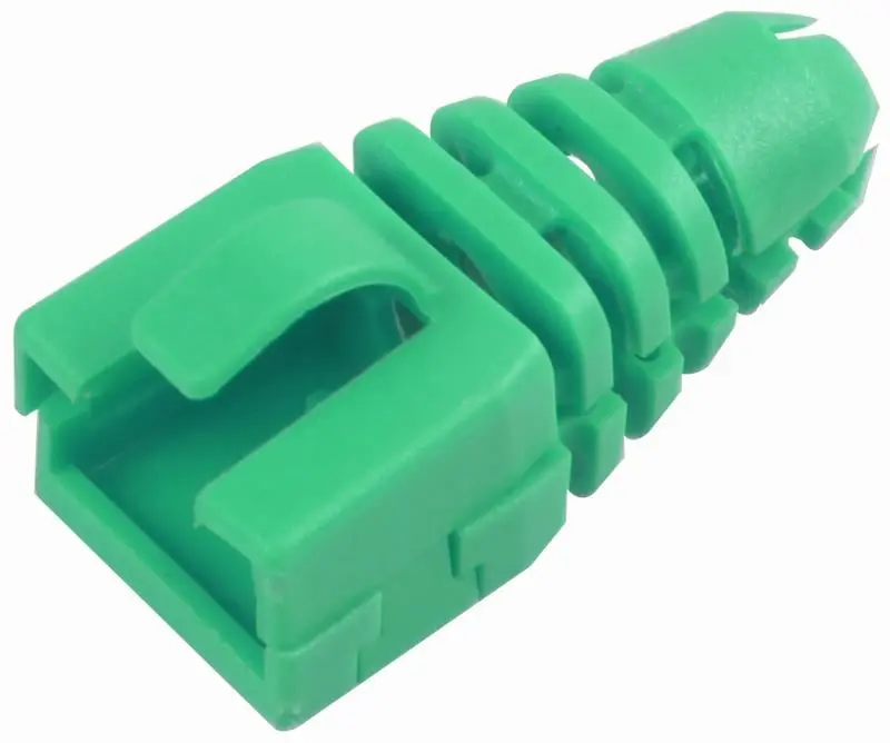 ENCITECH RJ45 Strain Relief Boot, Light Green, 10-Pack