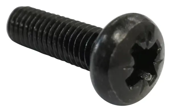 MULTICOMP PRO - Carbon Steel Black Zinc Pan Head Pozidriv Machine Screws, 50 - M3 x 8mm