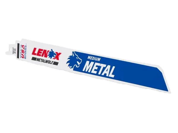 LENOX MetalWolf Lame de scie alternative à bord ondulé 305mm, 18 TPI (Lot de 5)