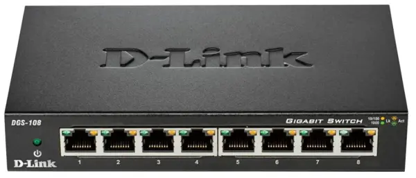 D-LINK 8-Poorts Gigabit Ethernet Switch