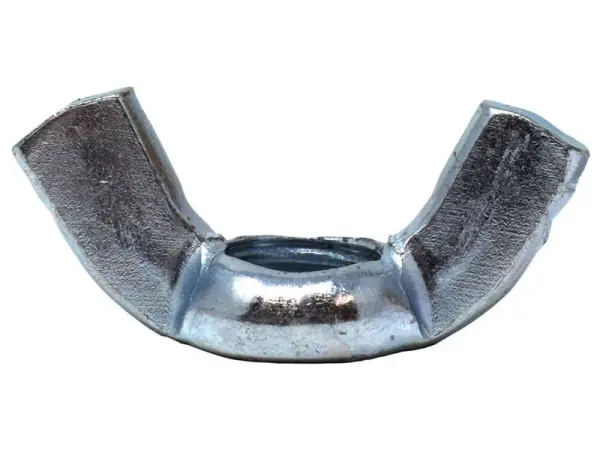 METALMATE Wing Nut, Bright Zinc Plated, M12, Box 15
