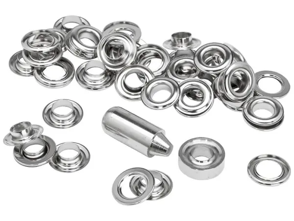 Rapid 12x23mm Aluminium Eyelets (25) with Metal Anvil