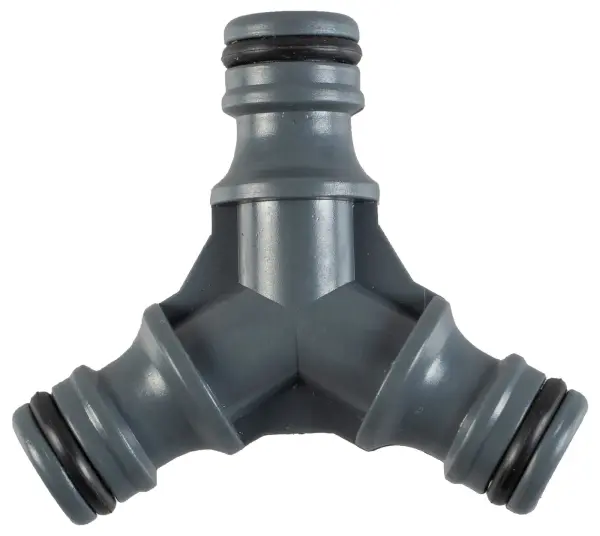 St Helens Garden Hose Pipe Y Connector, 1/2 Inch