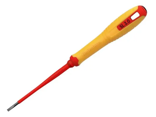 Hultafors VDE Slotted Screwdriver 3.0 x 100mm, Insulated