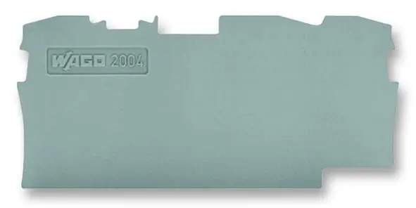 WAGO 終端板 3路 灰色