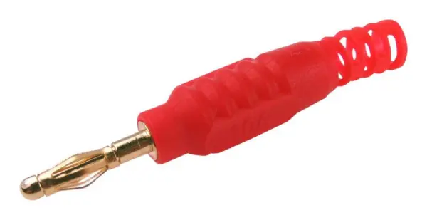 CLIFF Βύσμα Banana 2mm, 10A, 60V DC, Κόκκινο
