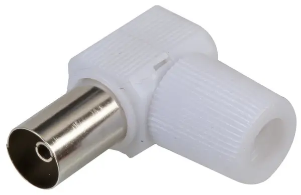 Pro Signal UK 90 Degree TV Coax Socket, Screw Termination