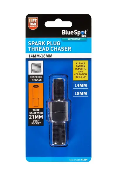 Blue Spot Tools - Set Pembersih Benang Plag Pencucuh 14mm & 18mm