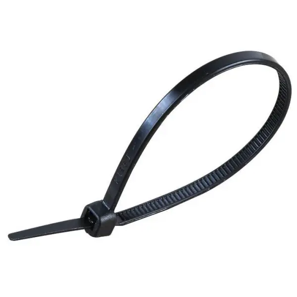 Concordia Technologies Cable Ties Pack - Black Nylon Cable Ties 368mm x 4.8mm