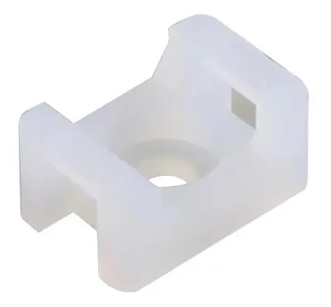 PRO POWER Soportes de Amarre para Abrazaderas, Natural, Ancho 4.8mm, Paquete de