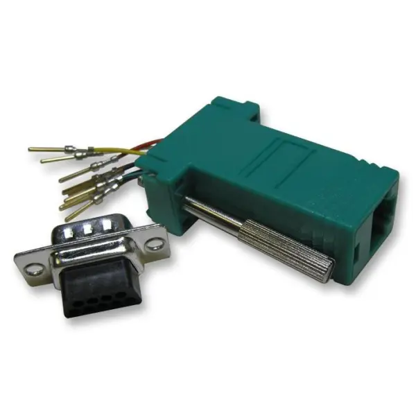 MH Connectors Modular Adaptor 9 Way Plug - Green