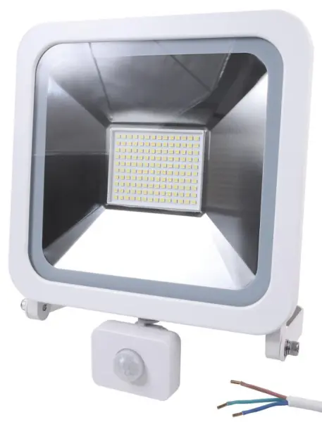 PRO ELEC LED Φωτιστικό Πλημμύρας με PIR, 100W, 8000lm, Λευκό, IP44