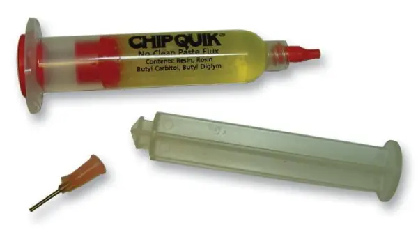 CHIP QUIK No-Clean Tack Flux Syringe, 10cc