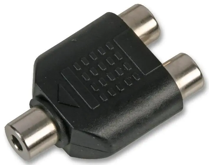 PRO SIGNAL Adaptador de Jack Mono 3.5mm a 2x Phono