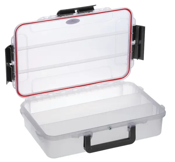Transparent Waterproof Storage Case, 3 Sections - 86mm x 350mm x 230mm