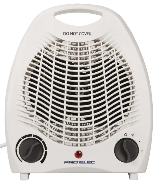 Pro-Elec Upright Free Standing Electric Fan Heater 2kW