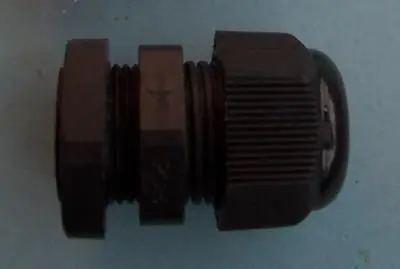 PRO POWER Glande de Cable en Nylon PG-16, Negro, IP68