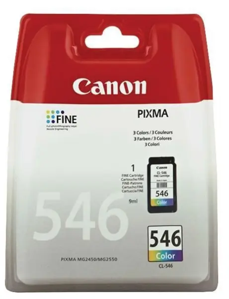 Canon CL-546 Genuine Colour Ink Cartridge (Cyan/Magenta/Yellow)