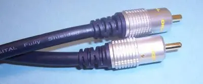 PRO SIGNAL Cabo Phono (RCA) Macho para Macho, 2m, Preto