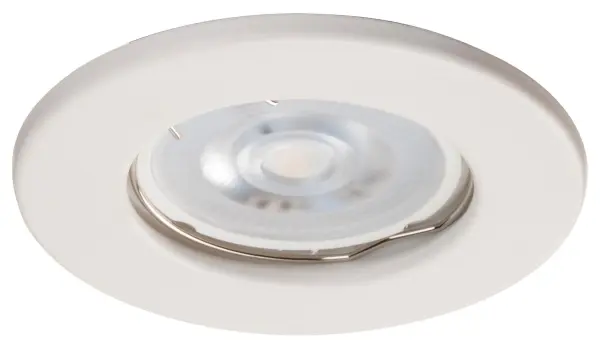 RED ARROW Fire Rated Steel Fixed Downlight, IP20 - White Red