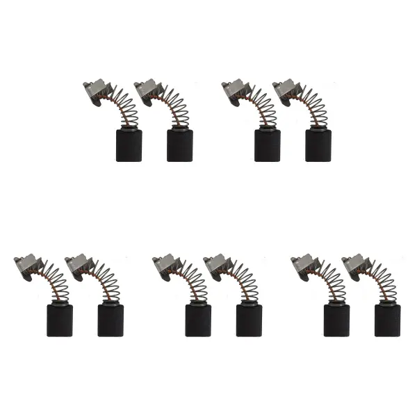5 Jeux de Balais en Carbone pour Marteau Ryobi (6.3 x 13.3 x 18.5/17mm)