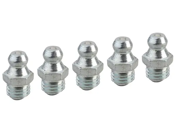 Faithfull 5/16in BSF Straight Grease Nipple (Pack of 5)
