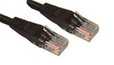 PRO SIGNAL Cat6 UTP Ethernet Patch Lead, RJ45 Male to Male, 0.2m Black