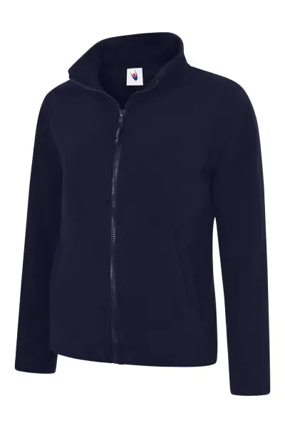 Uneek Ladies' Classic Full Zip Fleece Jacket - Navy - XS