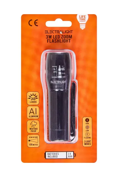 Blue Spot Tools Electralight 3W LED变焦手电筒