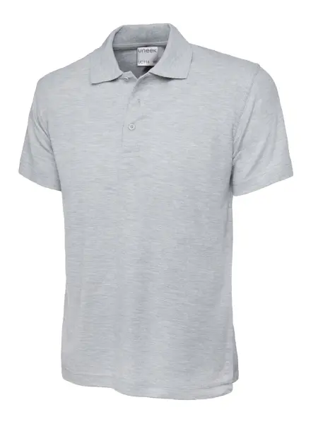 Uneek Ultra Polo in Cotone - Grigio Heather - 3XL