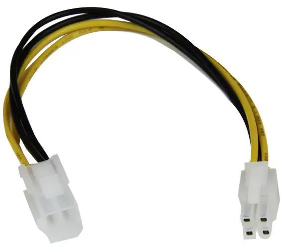 STARTECH Prodloužený kabel 4-Pin ATX 12V pro napájení CPU, 204mm