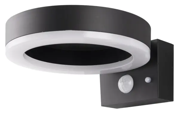 Shrewsbury Solar Wall Light, Anthracite