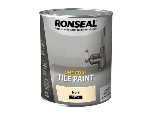 Ronseal Cat Tile Satu Lapis Ivory Satin 750ml