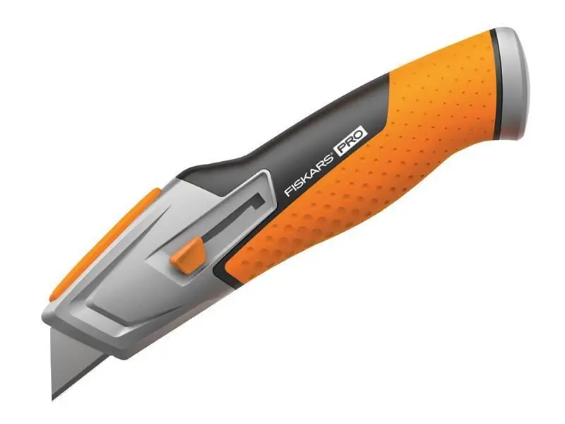 Fiskars CarbonMax Inklapbaar Mes met Bladopslag