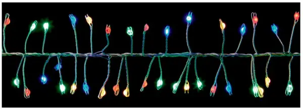 RARAION LED Garland Door Lights, Multicolour, 5.4m