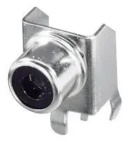 REAN Right-Angled Phono Socket, PCB Mount, Nickel-Plated