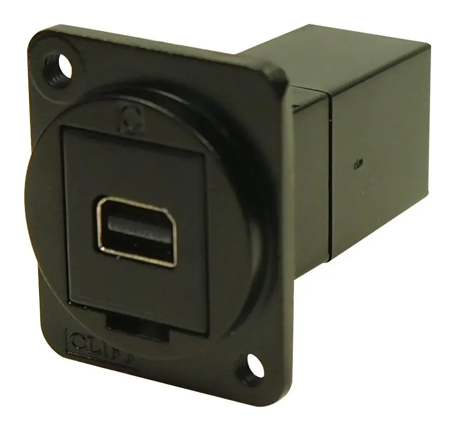 CLIFF CP30202M3B מחבר Mini DisplayPort להרכבה בלוח, שחור