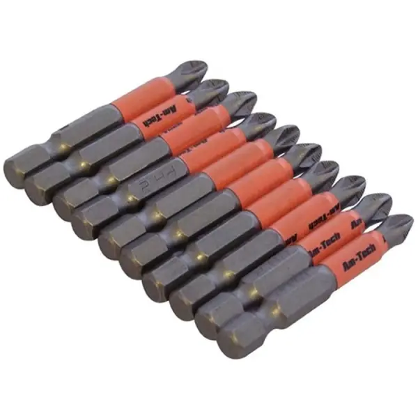 Amtech Non-Slip Screwdriver Bits 50mm 10 Pack