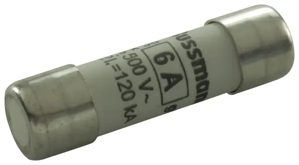 EATON BUSSMANN - Industrial Fuse, 10mm x 38mm, 500V AC - 6A
