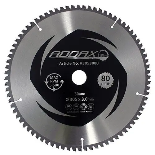 Timco 305mm 80T Tungsten Carbide Circular Saw Blade