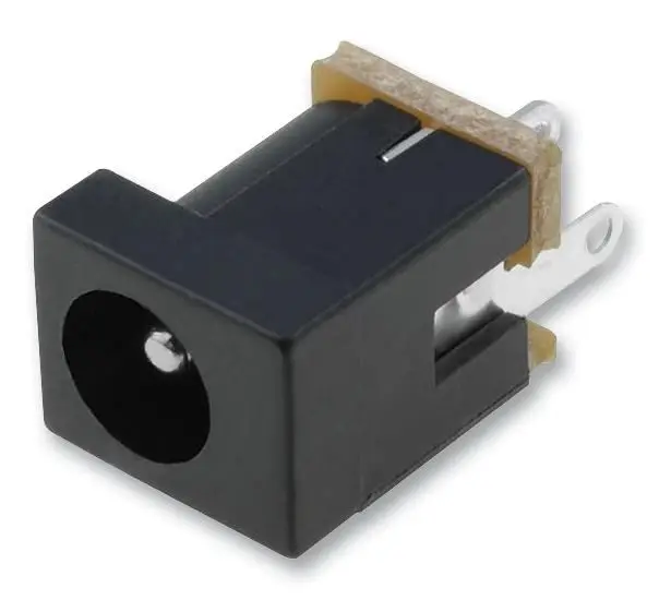 CLIFF DC Power Socket PCB, Right Angle, 5A, 12V, 2.1mm